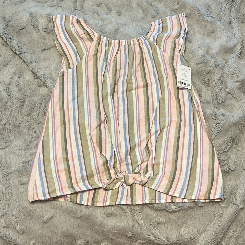 Girls striped tee